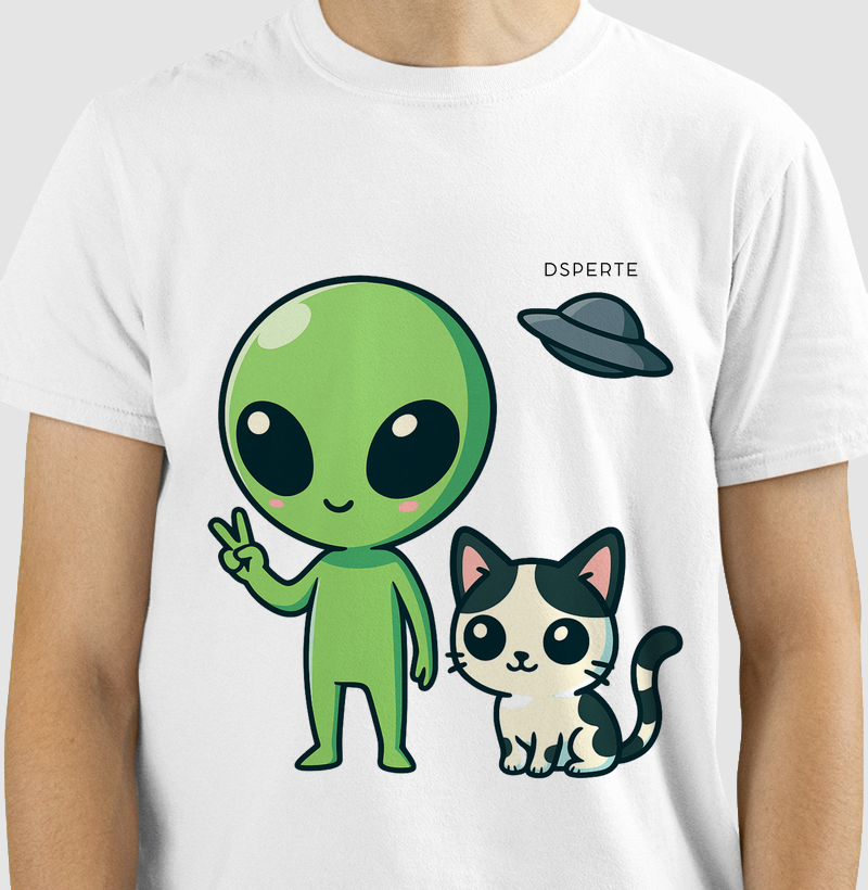 Alien & Gato Cósmico