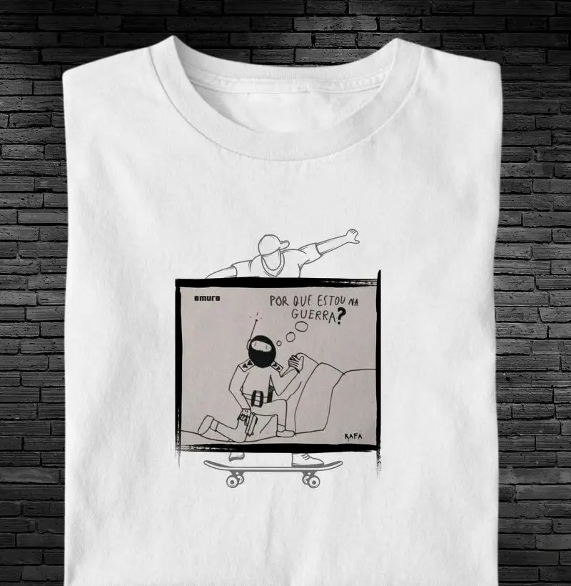 camiseta | por que estou na guerra?