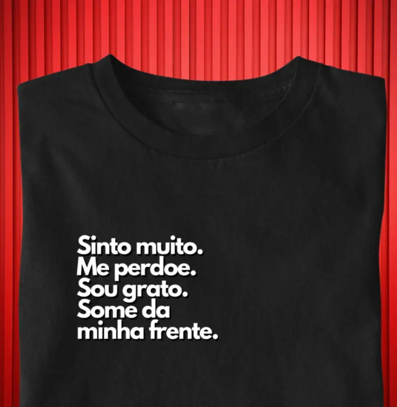 Sinto muito