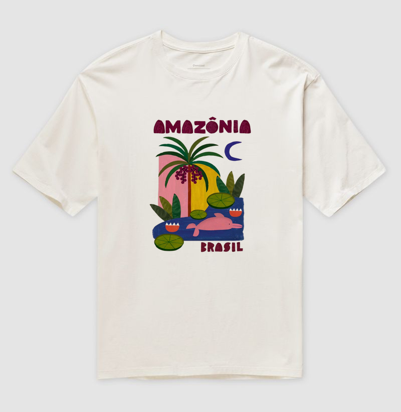 Camiseta Oversized Amazônia 
