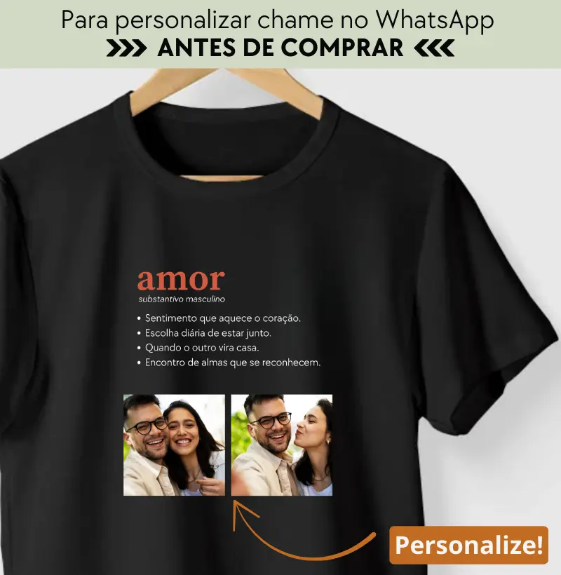 Camiseta Dia dos Namorados 'Amor'