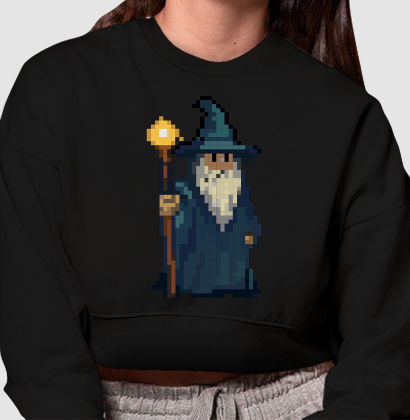 Arcane Pixel Wizard – Think Tee