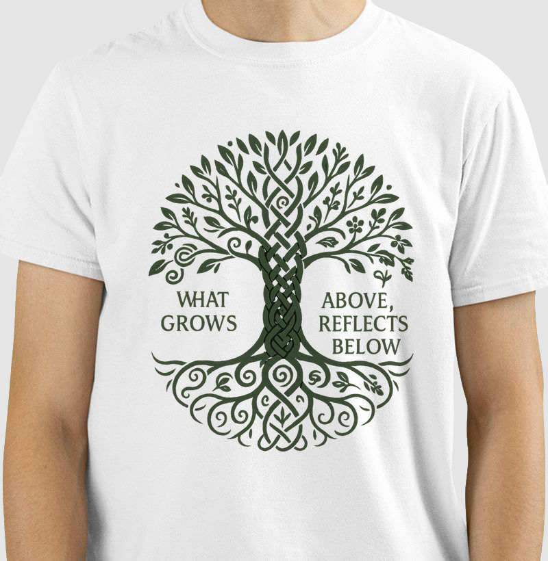 What Grows Above, Reflects Below