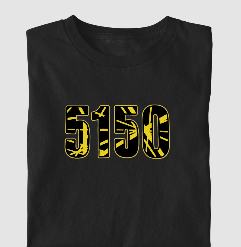 5051 - Black with Yellow Stripes