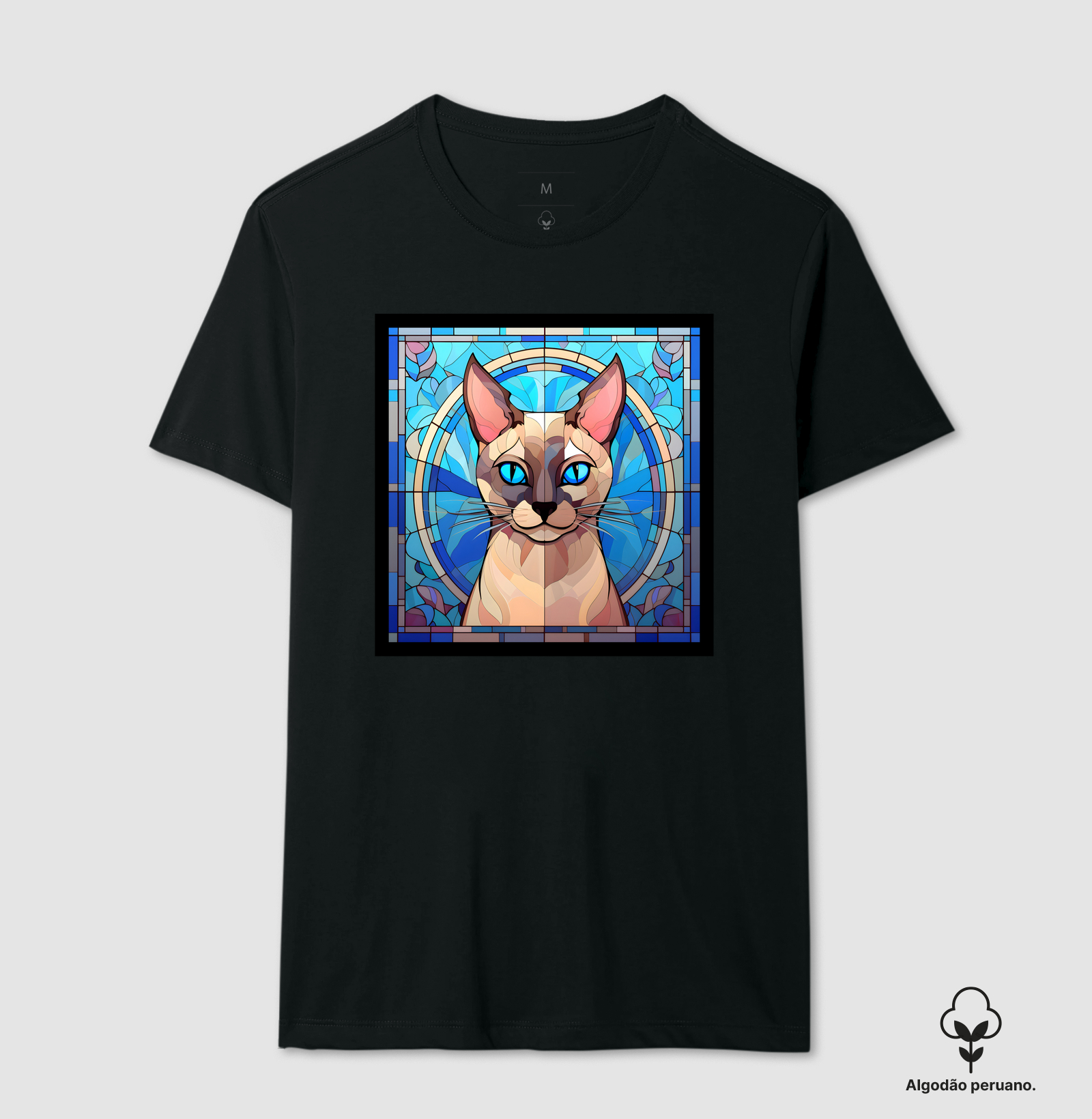 Vitral: Gato Siamês