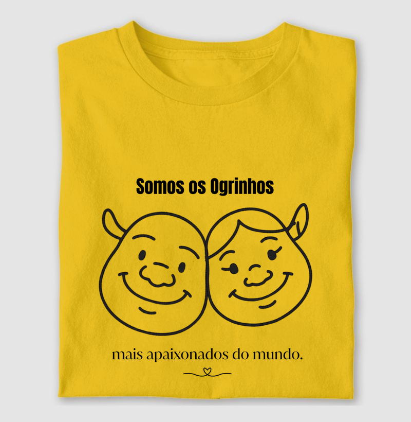 Camiseta Animalis 100% Algodão Somos Ogrinhos