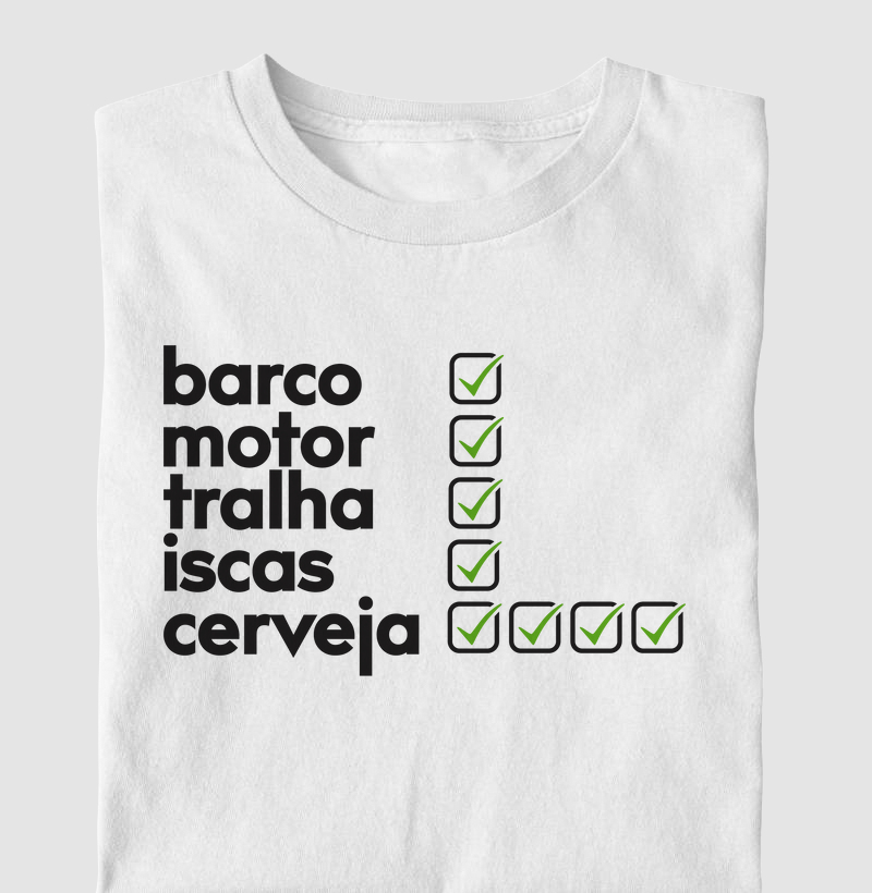 Pronto para pescar!