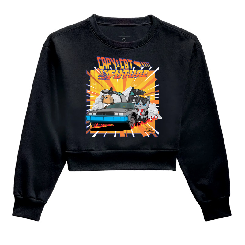 Camiseta Capy & Cat to the Future