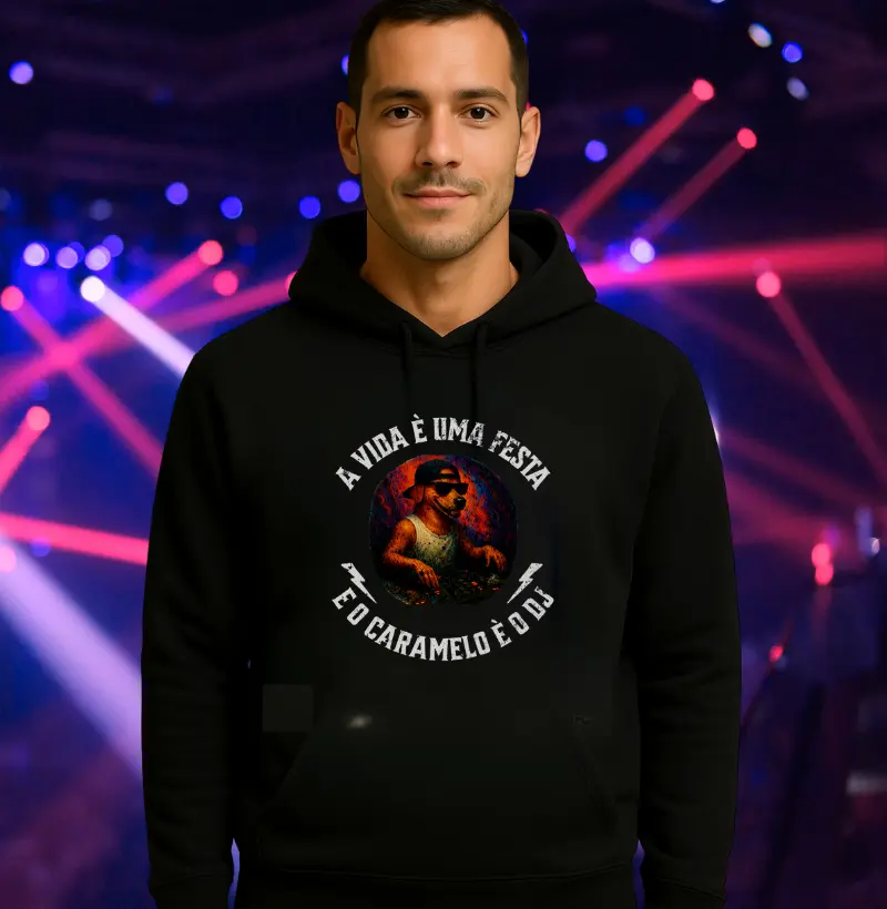 Hoodie Moletom Caramelo DJ
