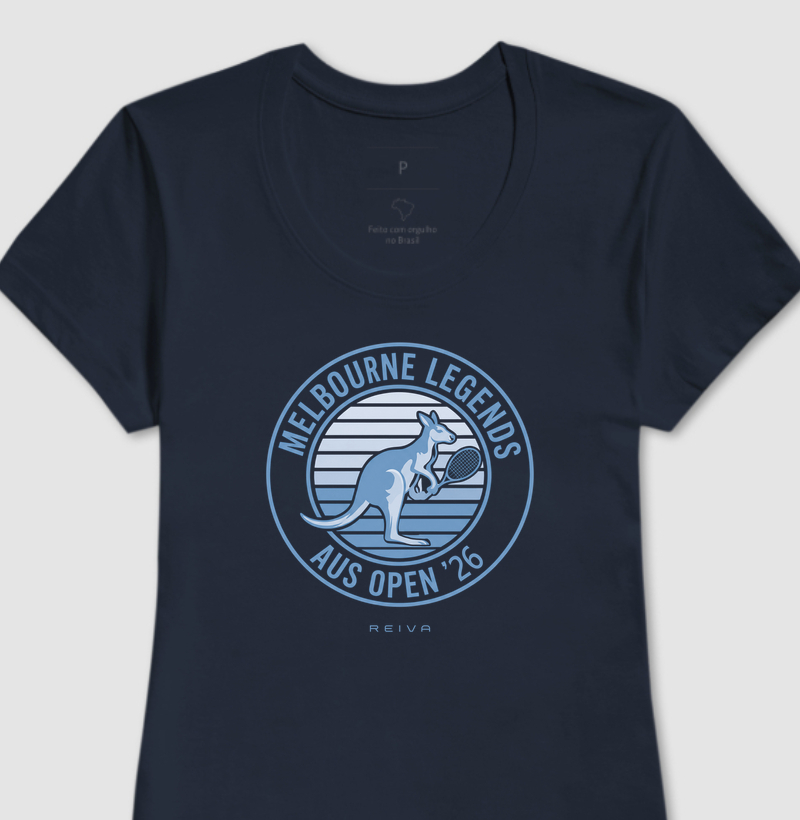 Camiseta de Tênis Feminina - Melbourne Legends