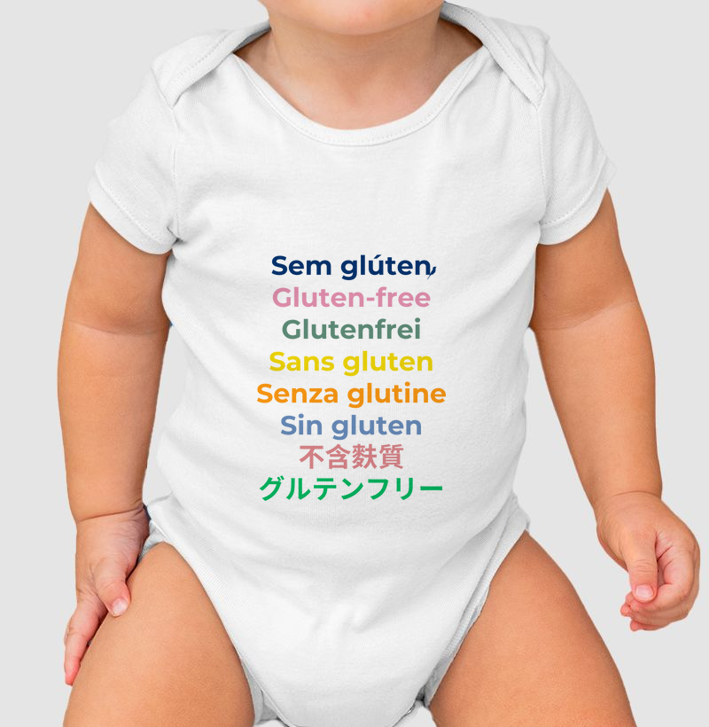 BODY INFANTIL SEM GLÚTEN POLIGLOTA