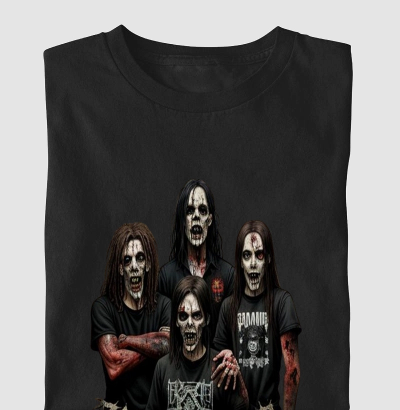 Black zombified metal