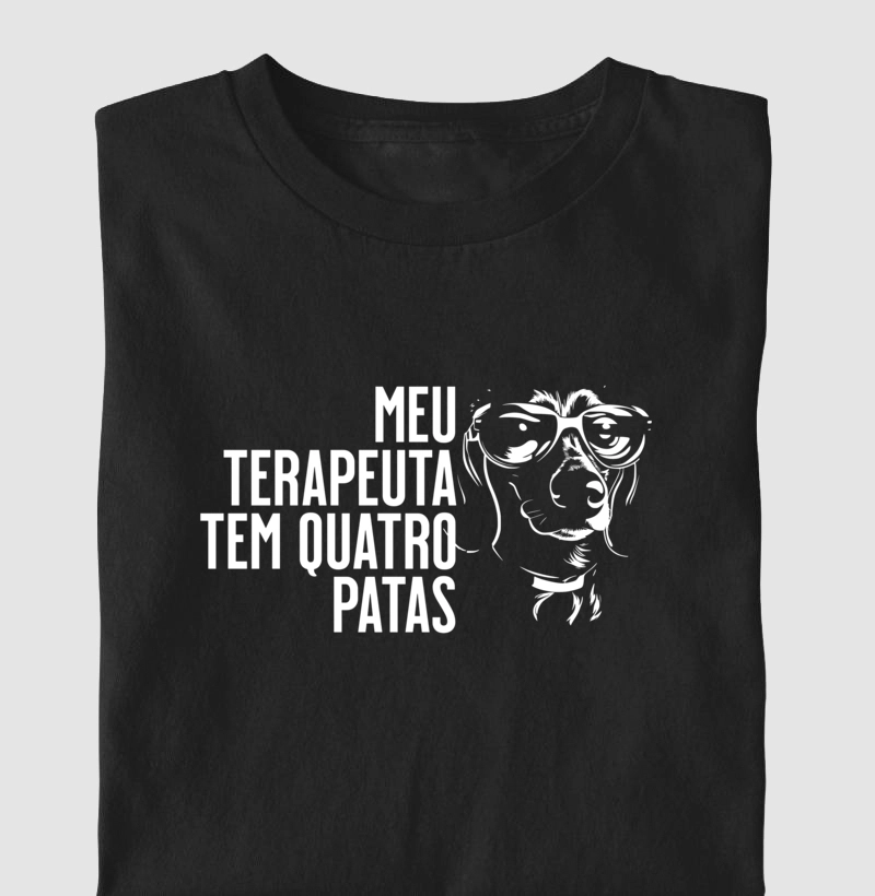 Camiseta Estampada Dachs - Meu Terapeuta
