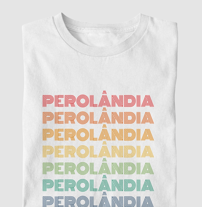 Perolândia Letreiro Retrô