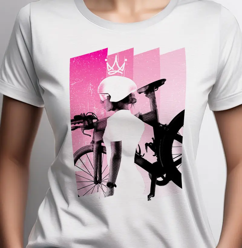 Rainha com bike