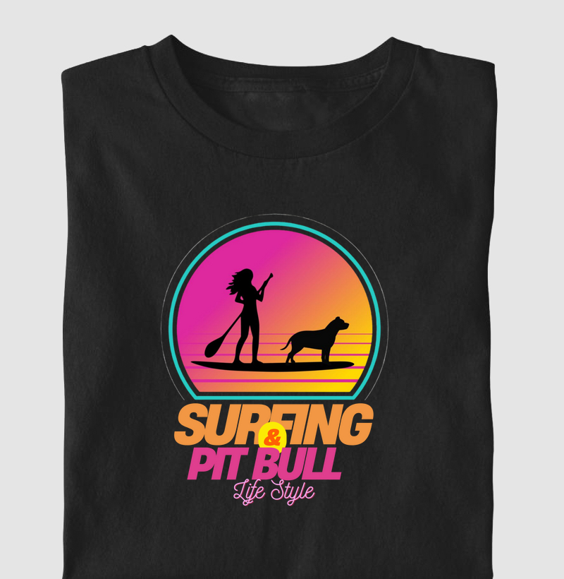 Surfing e Pit bull life style