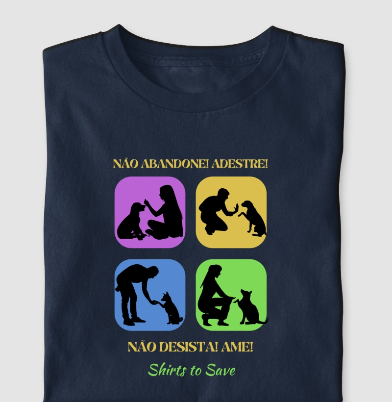 Camiseta Não desista! Adestre
