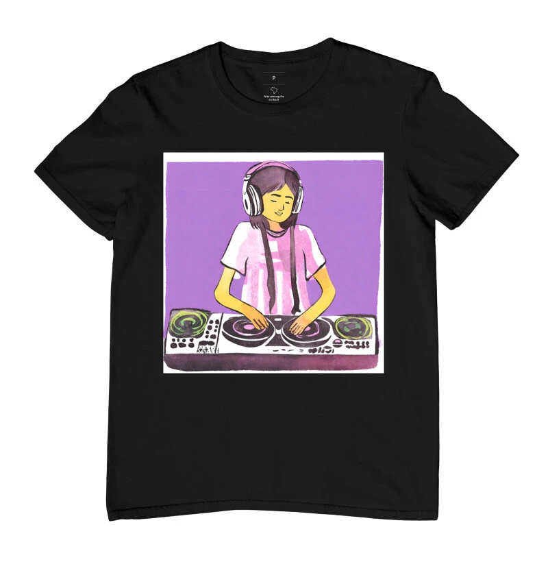 Camiseta Reserva Ink -  Mina tocando na Rave