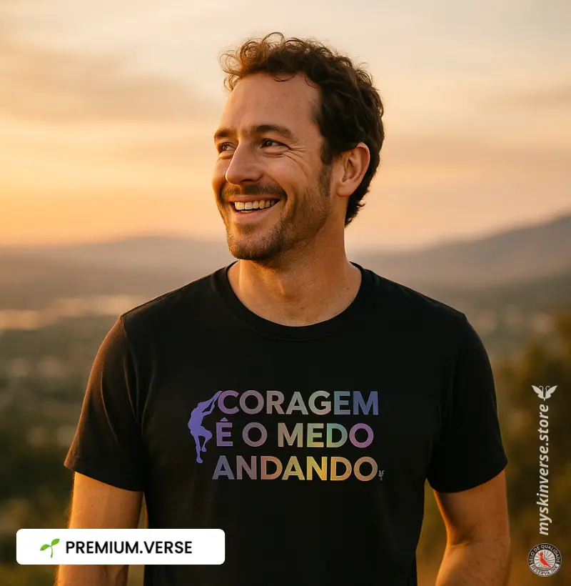 Coragem é o medo andando.