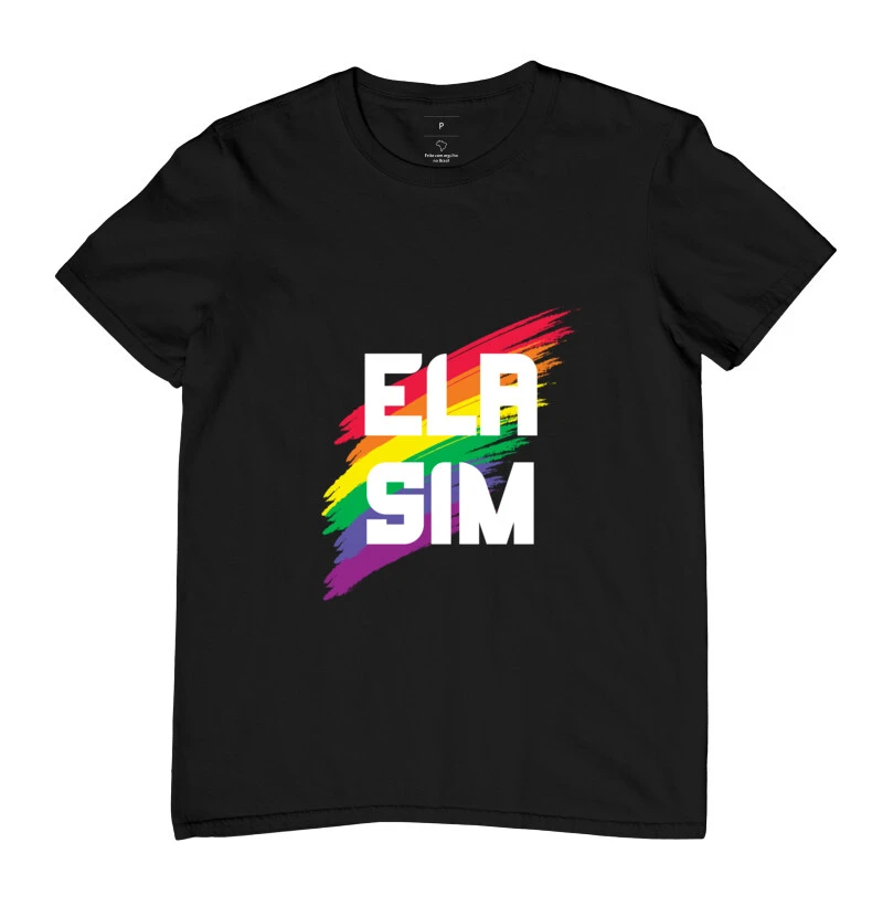 Ela Sim - Arco-Íris bandeira lésbica