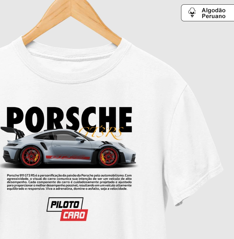 Camiseta Premium Porsche Piloto Caro 