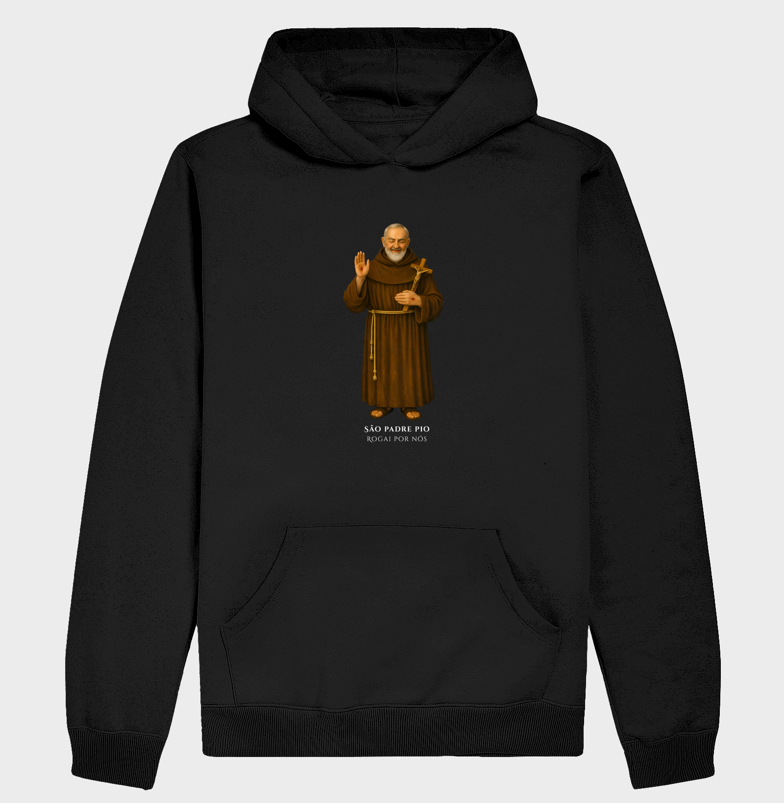 Camiseta Católica - São Padre Pio - Rogai por nós