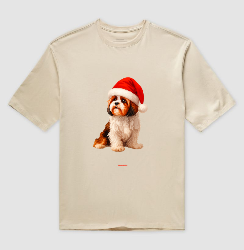 Shih Tzu em Clima Natalino