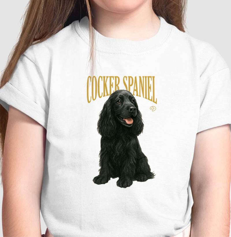 Cocker Spaniel Preto Vintage