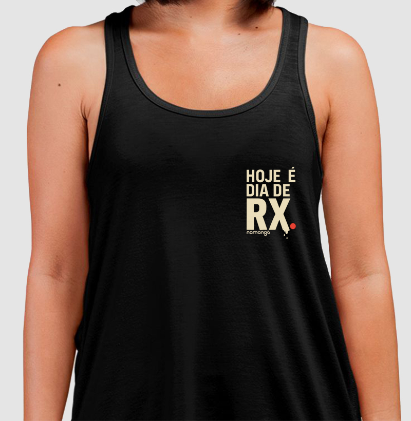 Camiseta Regata CrossFit Hoje É Dia de RX – Na Manga