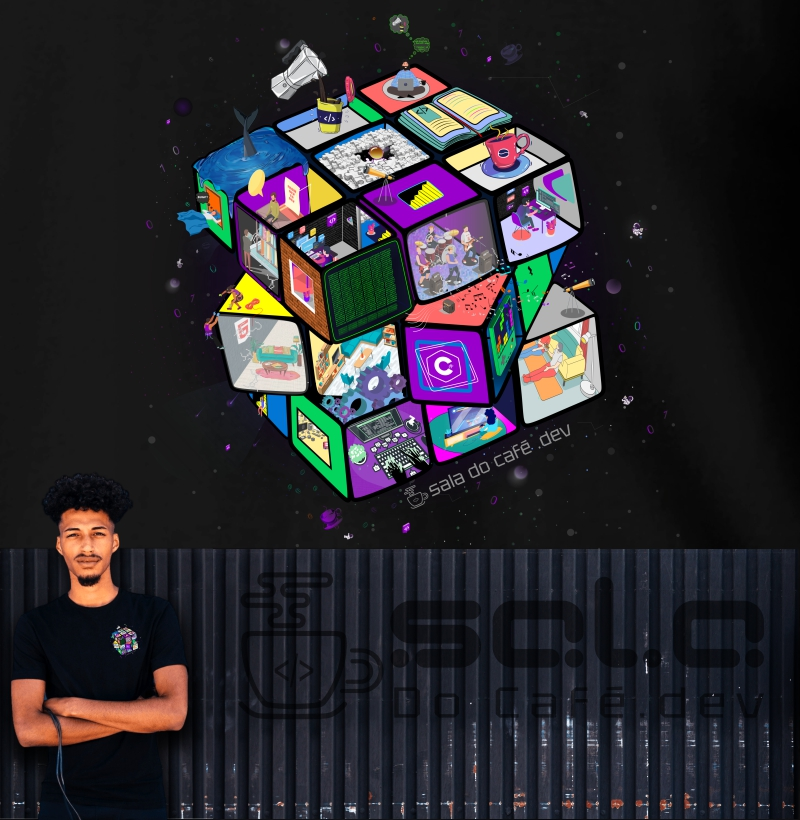Camiseta small-cube Programador C#sharp