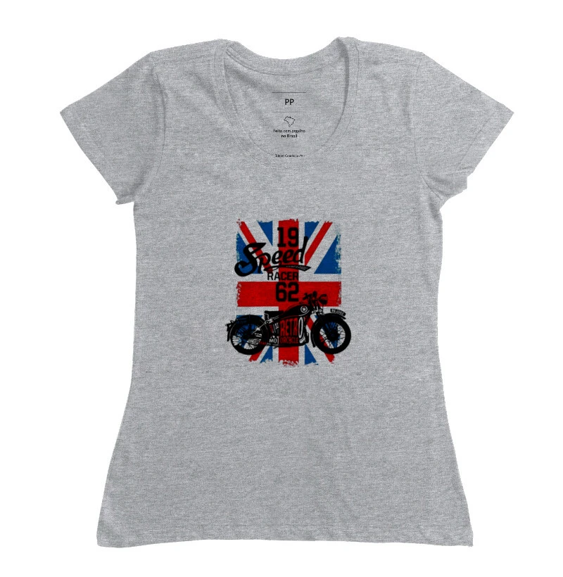 camiseta moto retro english