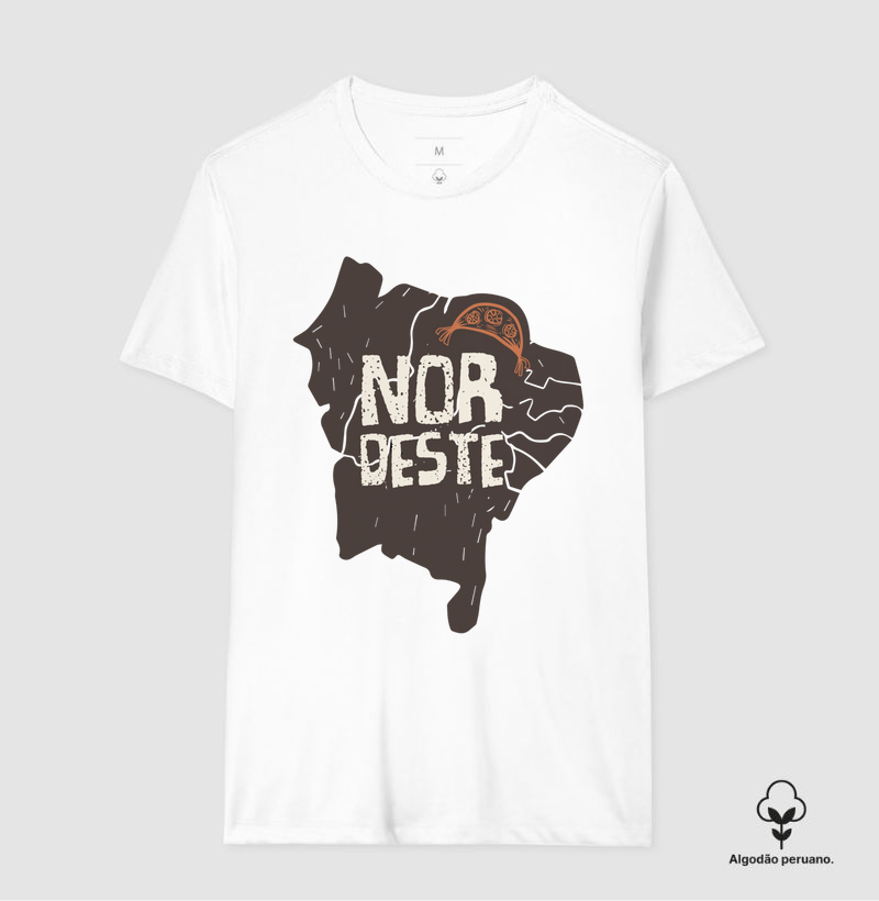 Nordeste com Mapa Estampado – Orgulho em Cada Estado