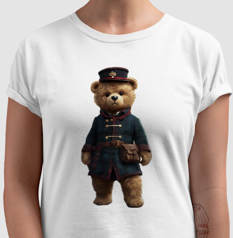 Scottish Bear alone