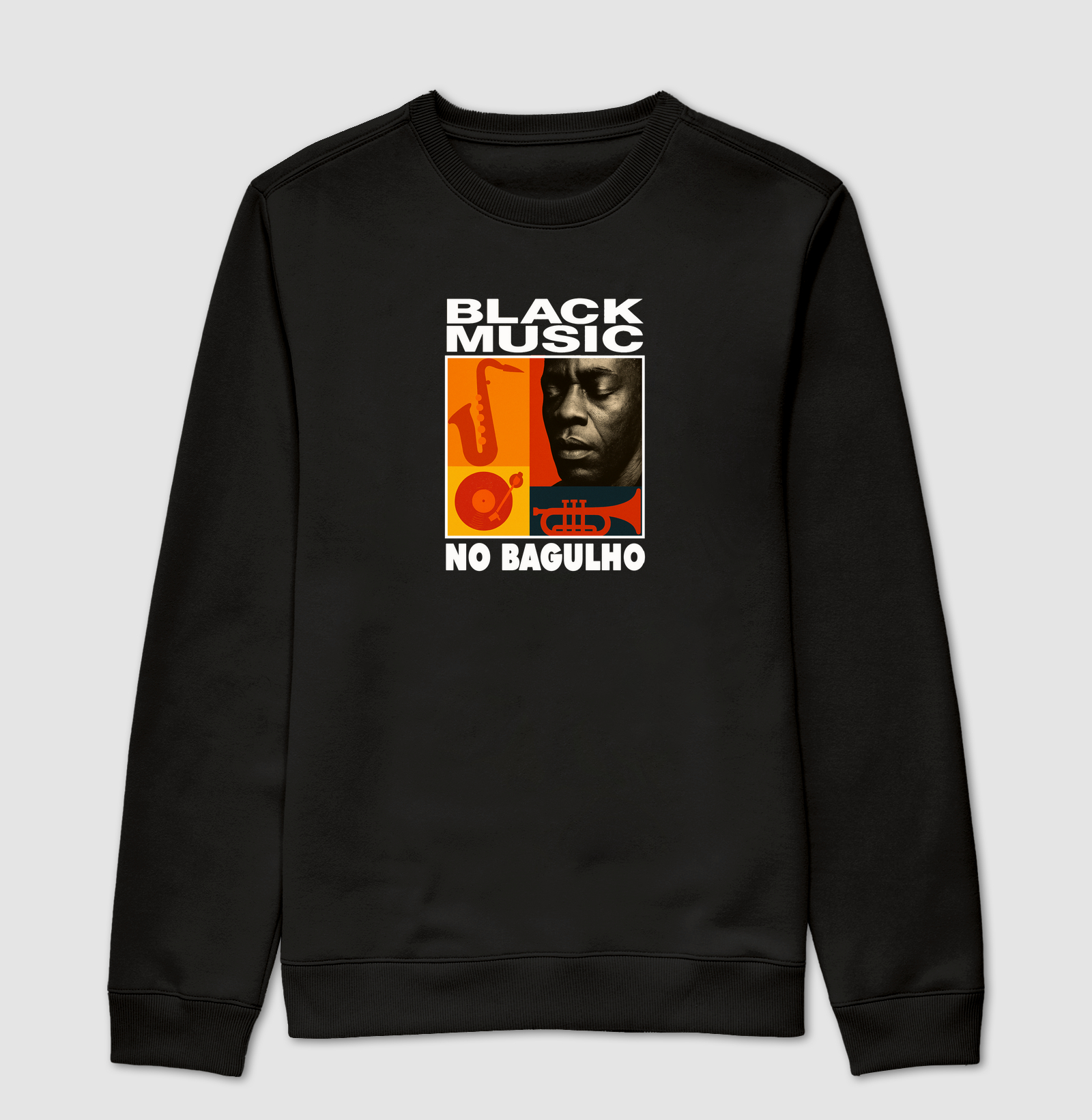 Camiseta Black Music no Bagulho
