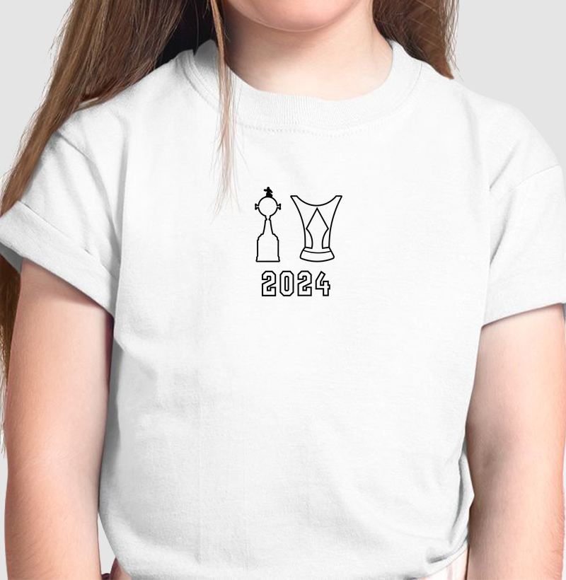 Camiseta Infantil Troféus 2024