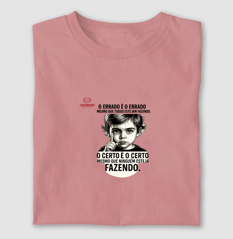 Camiseta Certo ou Errado