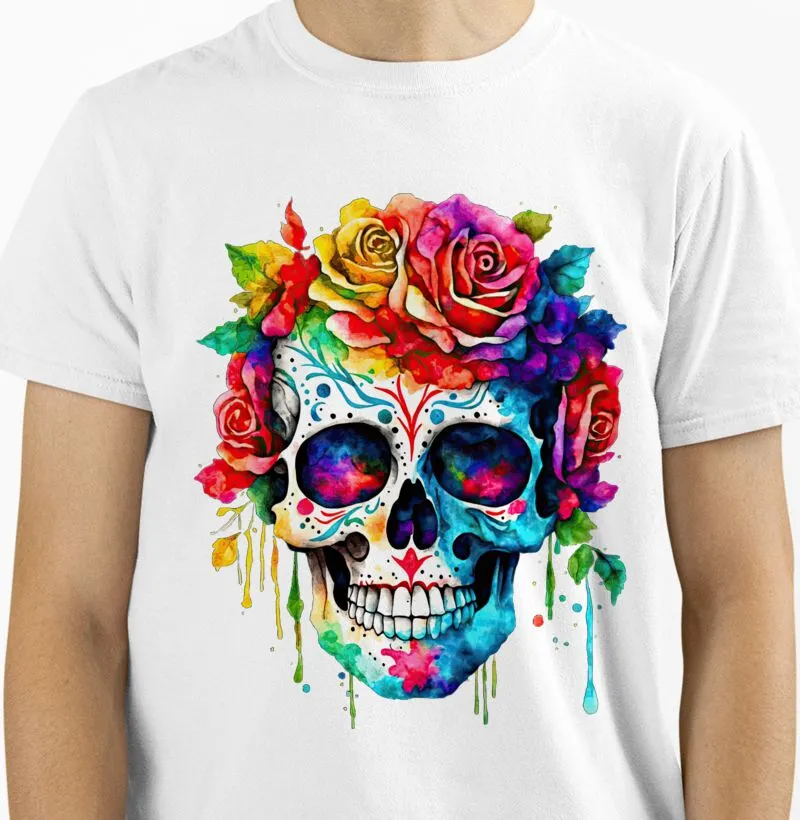 Caveira Mexicana arco de flores