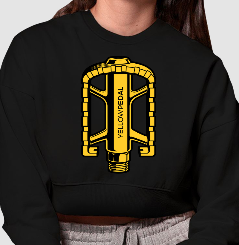 MOLETOM CROPPED YELLOWPEDAL