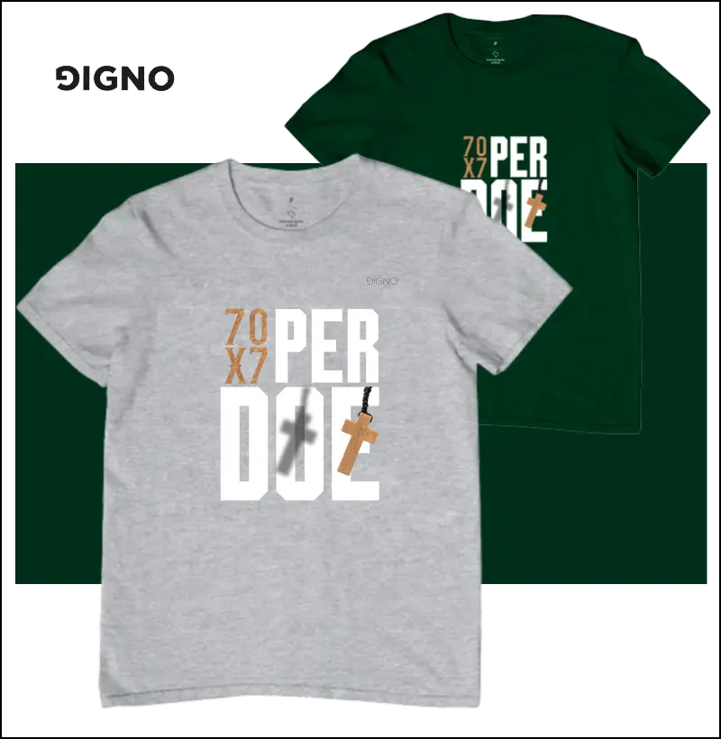 Camisa Gospel Perdoe Novo Estilo