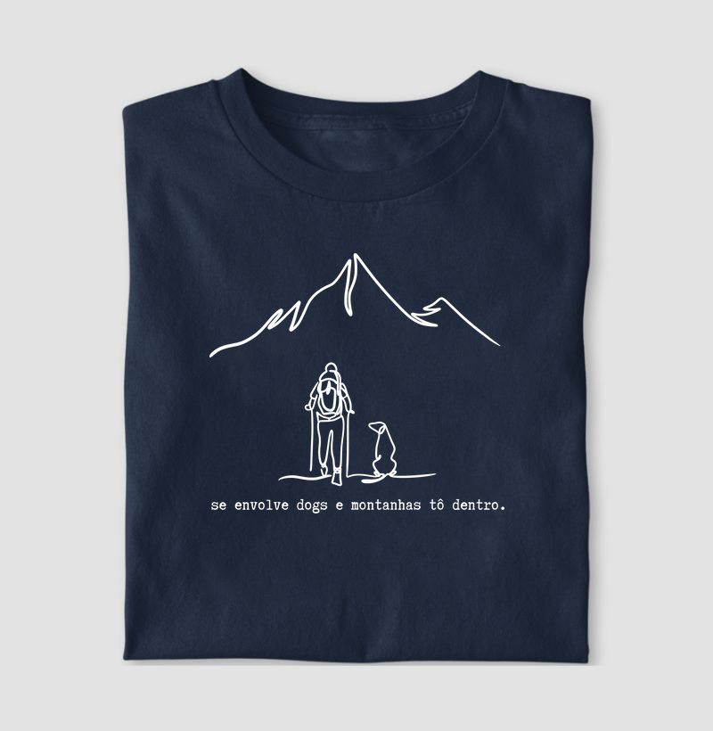 Camiseta Dogs e Montanhas