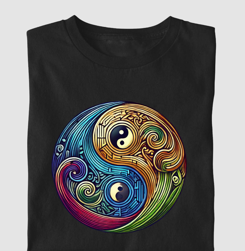 Yin Yang colore