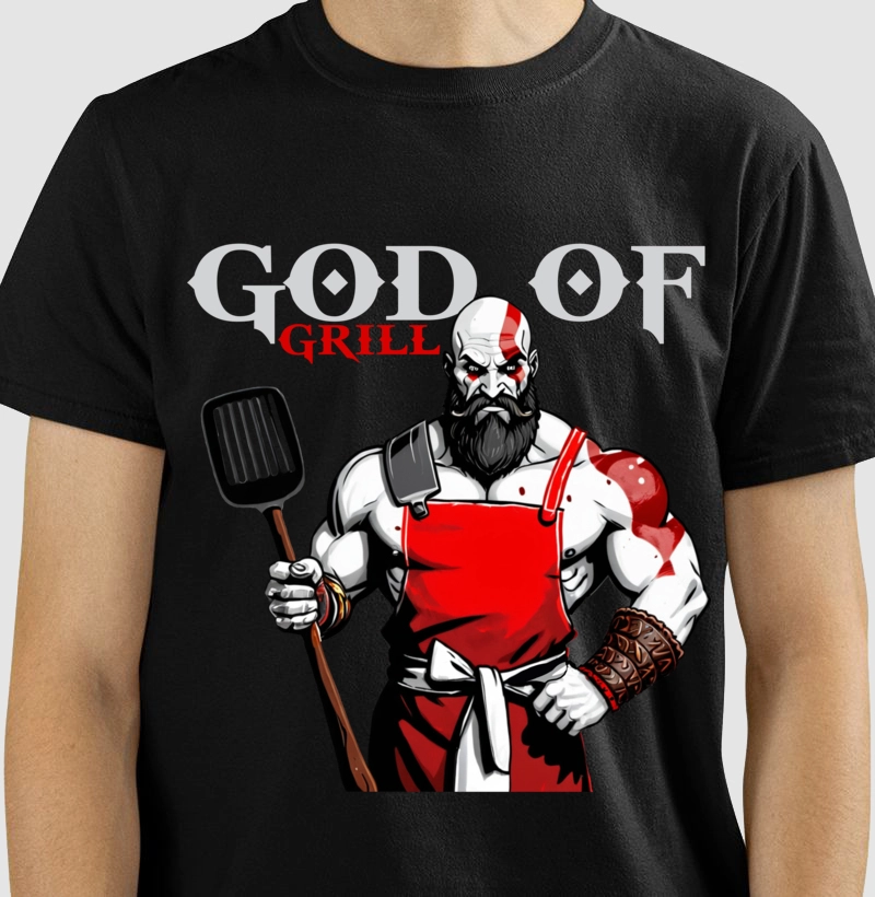 Camiseta Gamer God of Grill