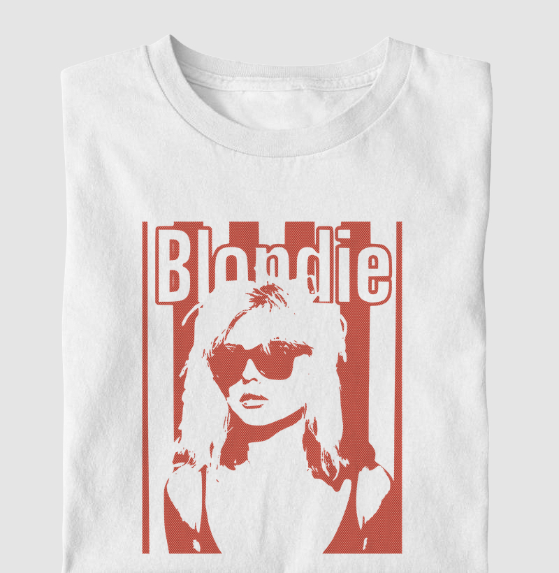 Camiseta Blondie – Estilo Retrô Punk Rock