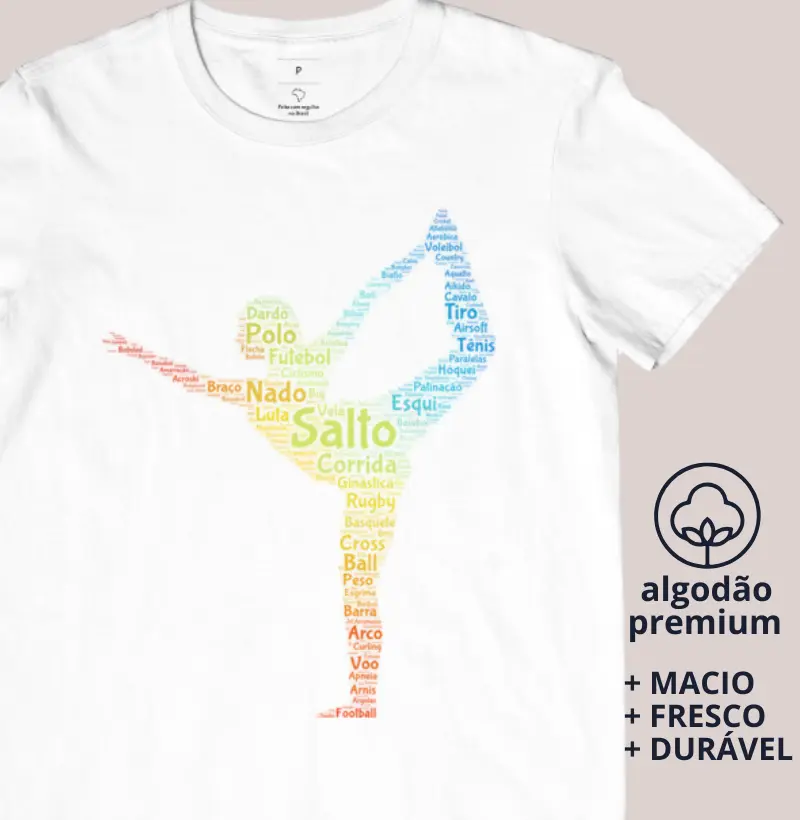 Camiseta Modalidades Esportivas