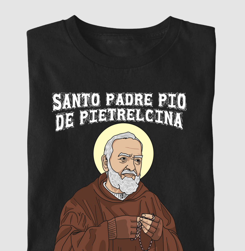 Camiseta Santo Padre Pio