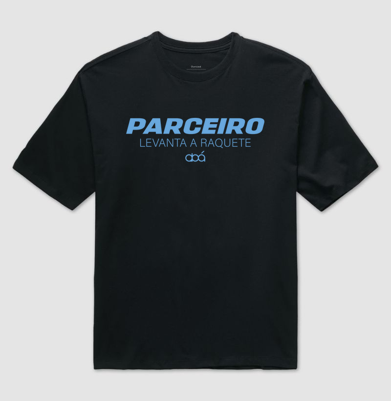 Parceiro Levanta a Raquete - Ciano