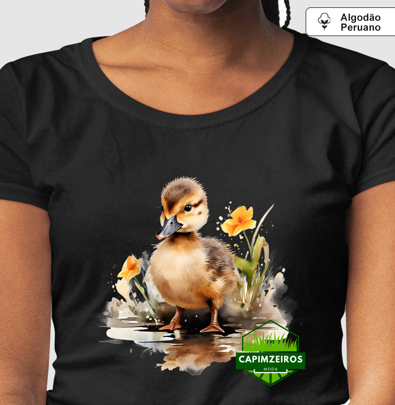 Camiseta Unissex Algodão Peruano Capimzeiros - Patos & Marrecos 7