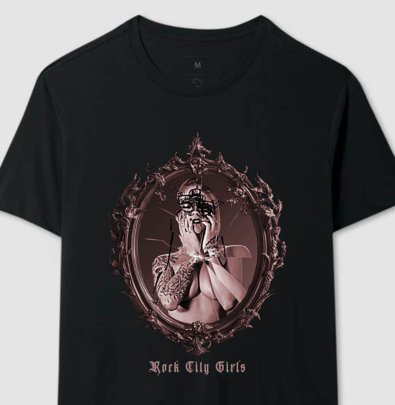 Mirror On The Wall - Camiseta Rock City Girls