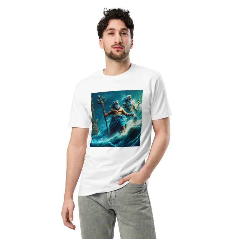 Poder Supremo: Adquira a Camiseta dos Deuses Zeus e Poseidon!