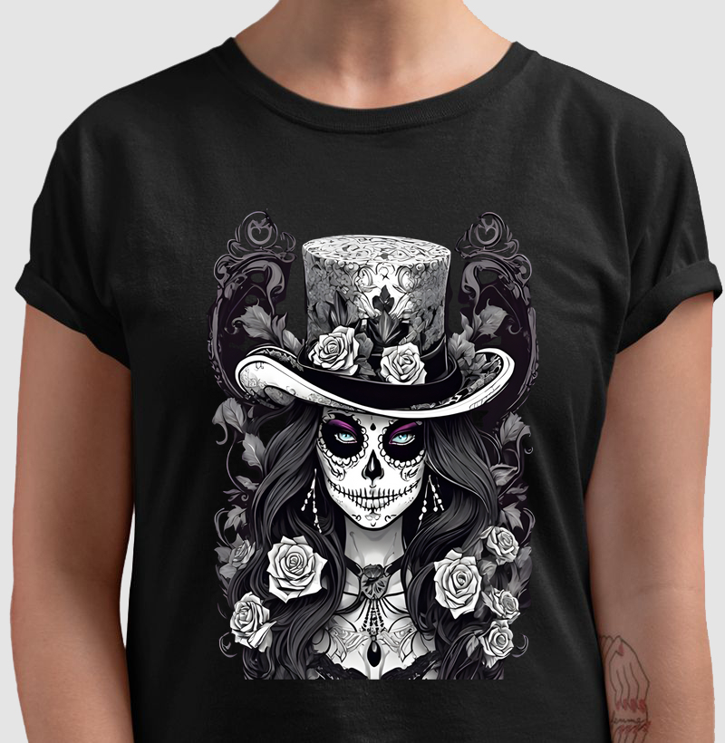 Camiseta Skull Bride